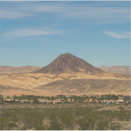 De woestijn van Zuid-Nevada Sticker (Voorkant)