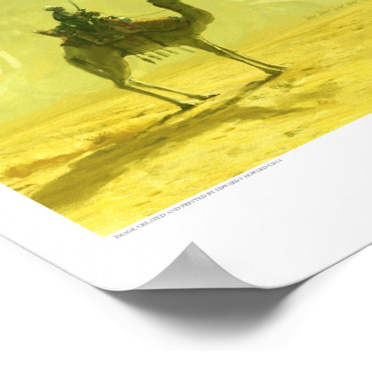 "De woestijngeest" Poster (Hoek)