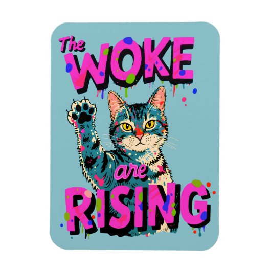 De Woke Staan Op Magneet (Verticaal)
