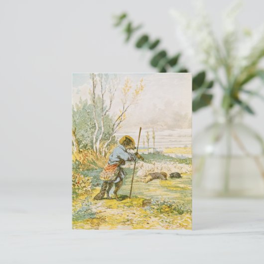De Wolf als Shepherd Briefkaart (Staand voorkant)