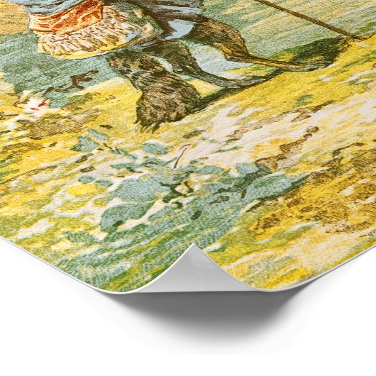 De Wolf als Shepherd Poster (Hoek)