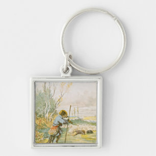 De Wolf als Shepherd Sleutelhanger