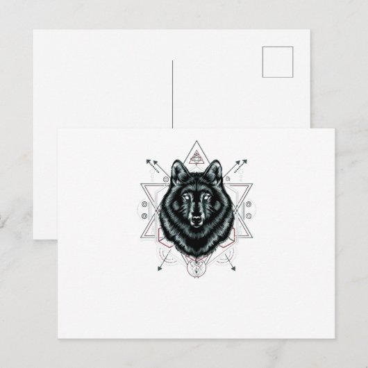 De Wolf Briefkaart (Voorkant / Achterkant)