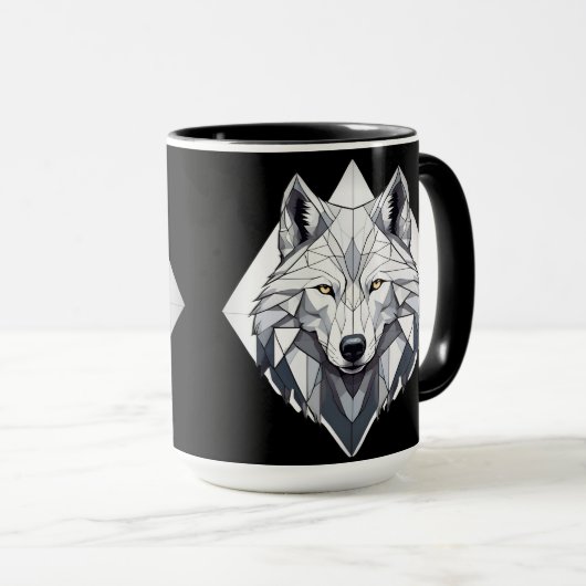 De wolf die de spelregels verandert!" mok (Voorkant rechts)