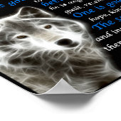 De wolf die je voedt poster (Hoek)