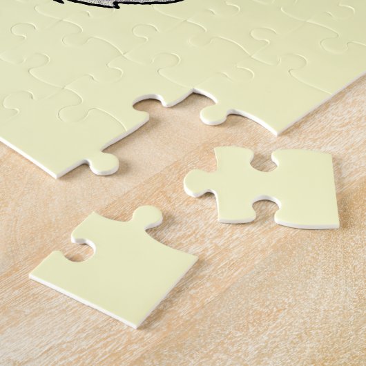 De wolf die voedt legpuzzel (Zijkant)