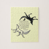 De wolf die voedt legpuzzel (Verticaal)