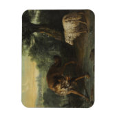 De wolf en het lam magneet (Verticaal)