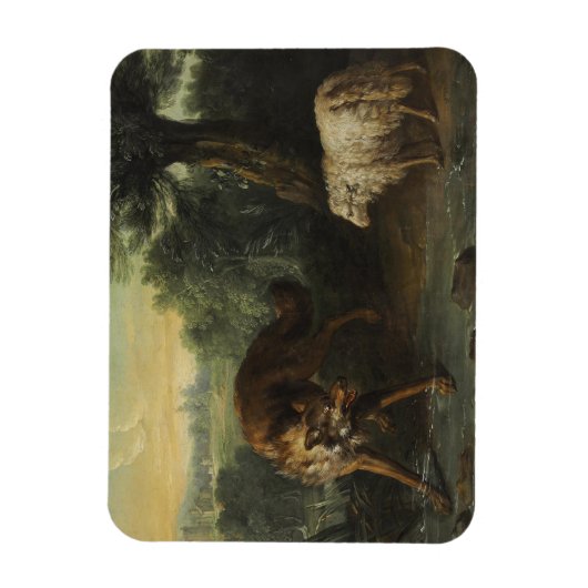 De wolf en het lam magneet (Verticaal)