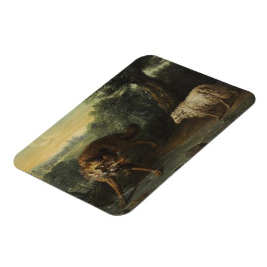 De wolf en het lam magneet (Linkerzijde)