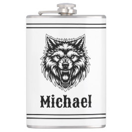 De Wolf Gepersonaliseerd Heupfles