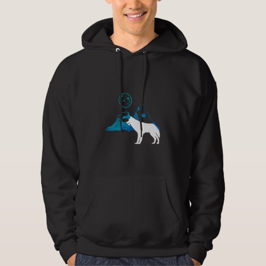 De wolf hoodie (Voorkant)