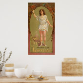 De Wolf Hopper in het Poster van het gelukkige the (Keuken)