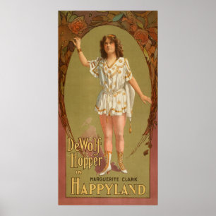 De Wolf Hopper in het Poster van het gelukkige the