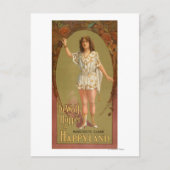 De Wolf Hopper in het Poster van het gelukkige the Briefkaart (Voorkant)