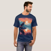 De wolf in de bergen t-shirt (Voorkant volledig)