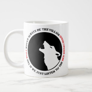 De wolf is altijd de boosdoener grote koffiekop