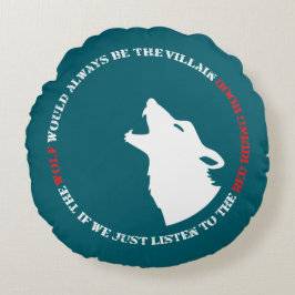 De wolf is altijd de boosdoener rond kussen