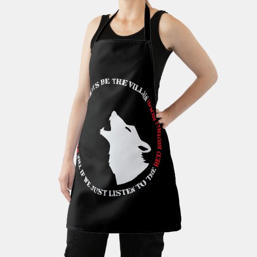 De wolf is altijd de boosdoener schort (Insitu)