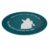 De wolf is altijd de boosdoener snijplank (Hoek)