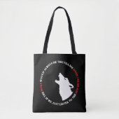 De wolf is altijd de boosdoener tote bag (Voorkant)