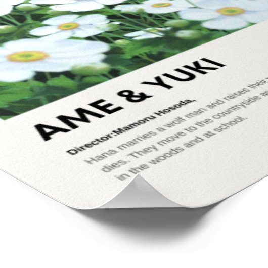 De Wolf Kinderen voeren poster (Hoek)