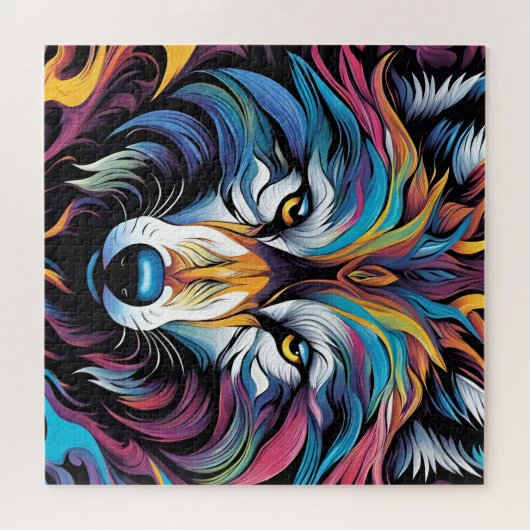 De wolf legpuzzel (Horizontaal)
