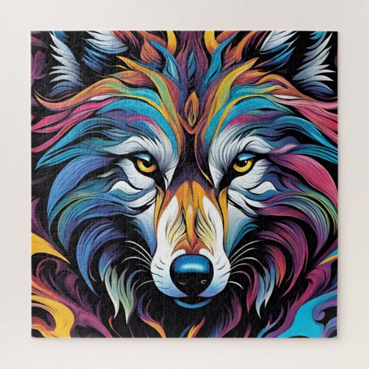 De wolf legpuzzel (Verticaal)
