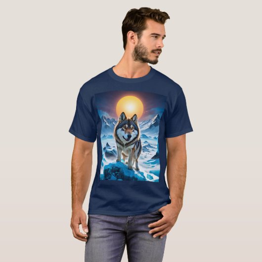De wolf t-shirt (Voorkant volledig)