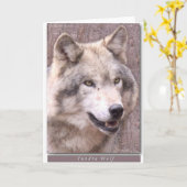 De Wolf van de toendra Kaart (Gele Bloem)