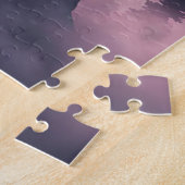 De wolf van de volle maan legpuzzel (Zijkant)