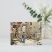 De Wolf van Gubbio, 1877 Briefkaart (Staand voorkant)