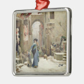 De Wolf van Gubbio, 1877 Metalen Ornament (Links)