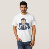 "De Wolf van Wall Street fanart" T-shirt (Voorkant volledig)
