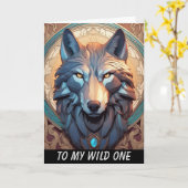 De Wolf verjaardagskaart Kaart (Gele Bloem)