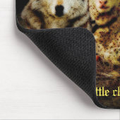 "De wolf zal met het lammetje blijven hangen" Muismat (Hoek)