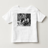 De Wolfdans van de Kaviagamutes Kinder Shirts (Voorkant)