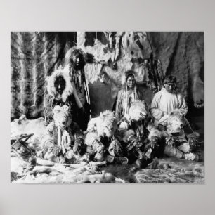 De Wolfdans van de Kaviagamutes Poster