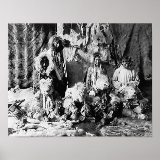 De Wolfdans van de Kaviagamutes Poster (Voorkant)