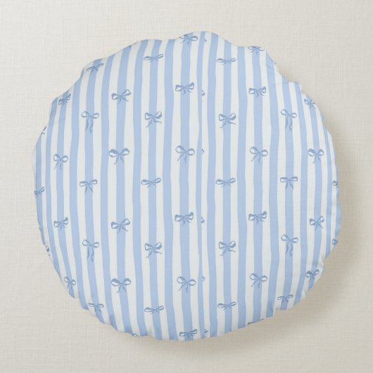 De wolk kussen blauw rond kussen (Achterkant)