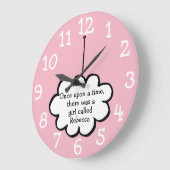 De Wolk van de klap op een Koord gepersonaliseerde Grote Klok (Hoek)