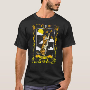 De wolkat Arcana Tarot Kaart Mystical Wiccan T-shirt