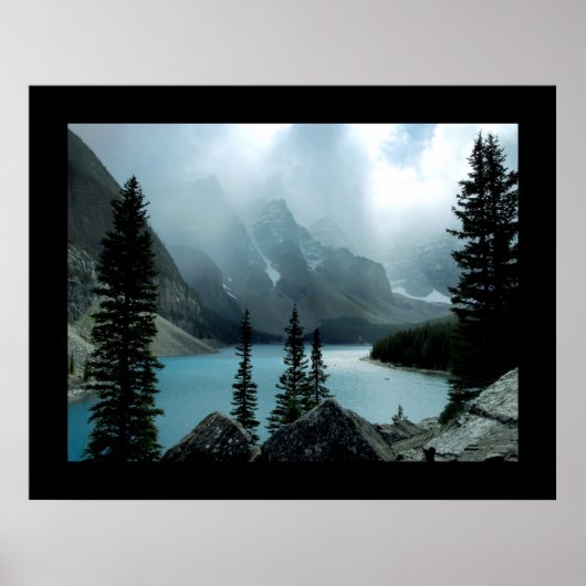 De wolken barsten (grenzen) poster (Voorkant)