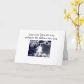 De wolken kunnen de hemel vandaag behandelen - de kaart (Gele Bloem)