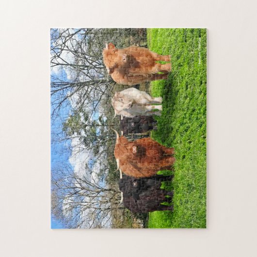 De wolken. legpuzzel (Verticaal)