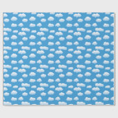 De wolken van de baby zich in de hemel cadeaupapier (Vlak)