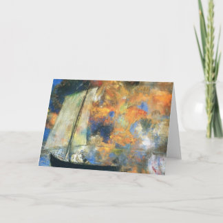 De Wolken van de Bloem van Redon- van Odilon Kaart