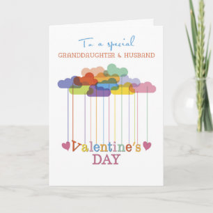 De Wolken van de Regenboog van Valentijn van de Feestdagen Kaart