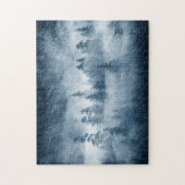 De wolken van het woud van de Regen in de Stille O Legpuzzel (Verticaal)