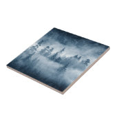 De wolken van het woud van de Regen in de Stille O Tegeltje (Zijkant)